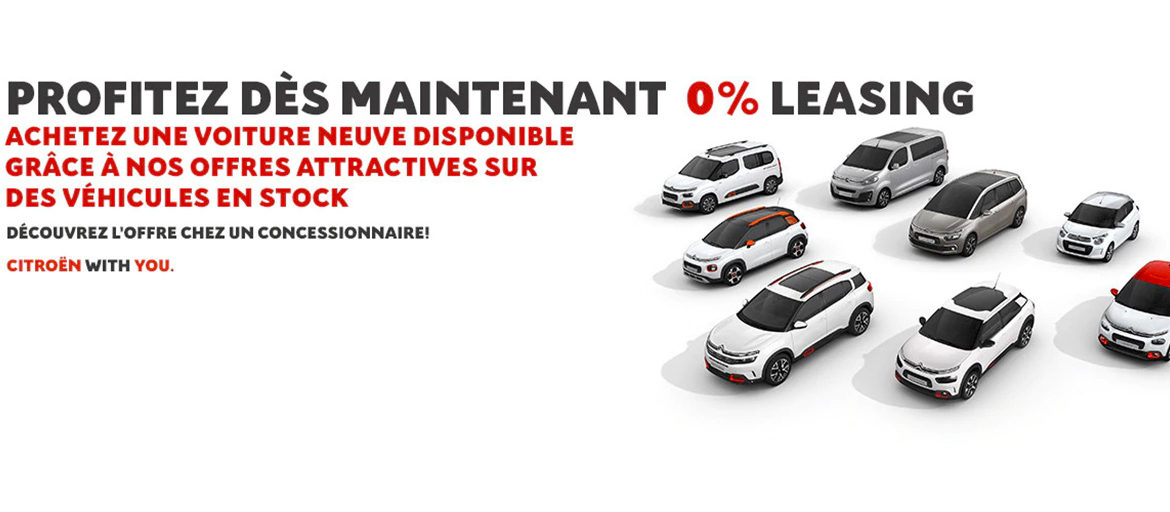offres leasing citroën à 0%